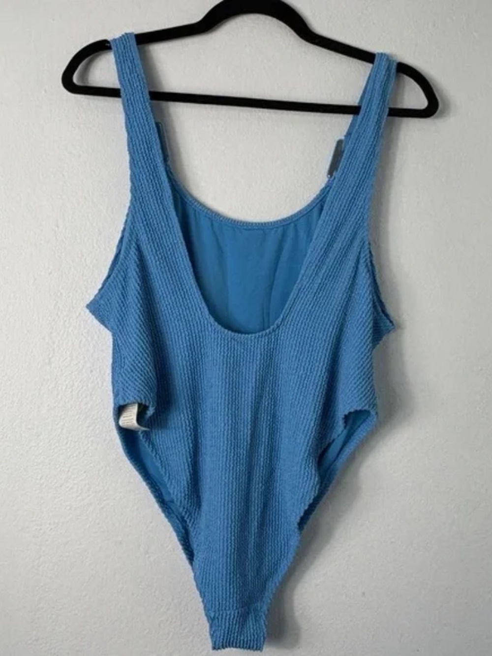 NWT Aerie Shimmery Crinkle Birthday Scoop Cheekiest One Piece Swimsuit Size XL - Picture 6 of 7